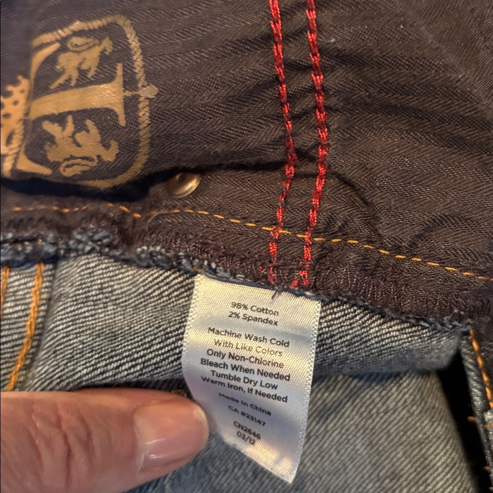 Talbots Women's Dark Blue Jeans - Picture 3 of 4
